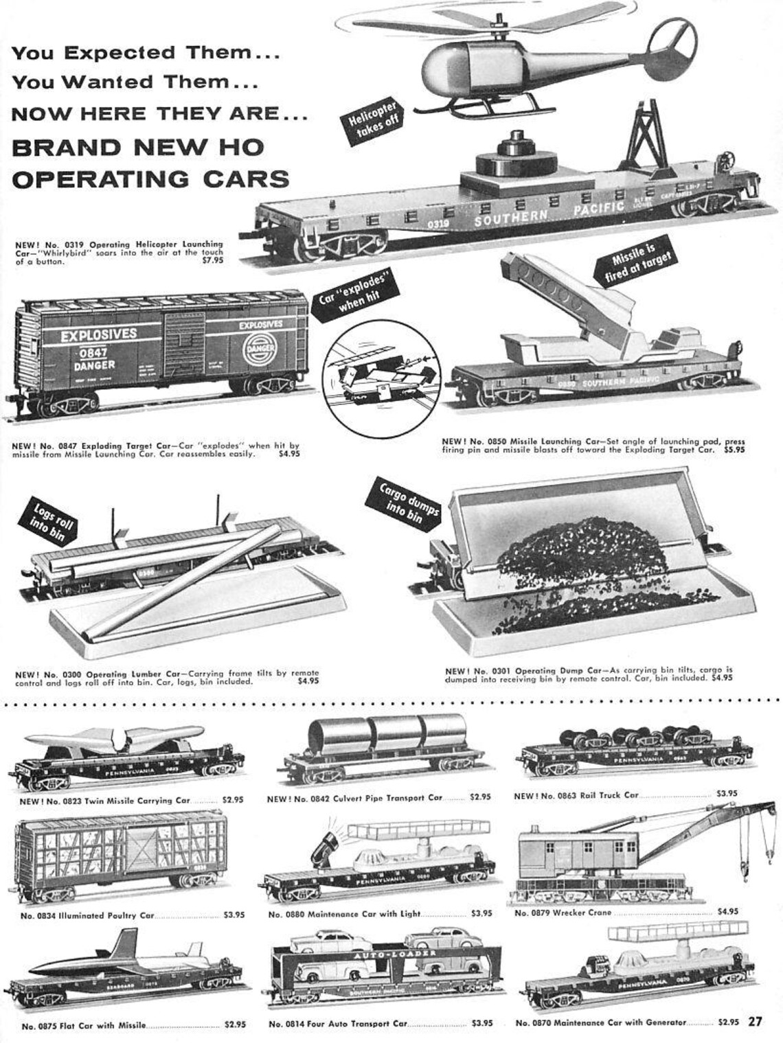 1960 Lionel Trains Consumer Accessory Catalog. Original Pdf File 21