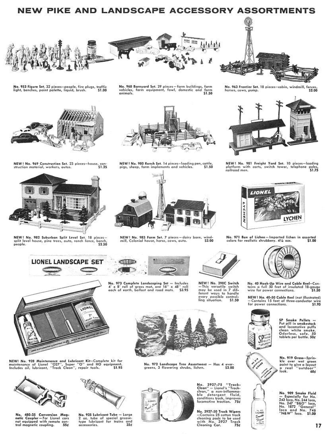 1960 Lionel Trains Consumer Accessory Catalog. Original Pdf File 21