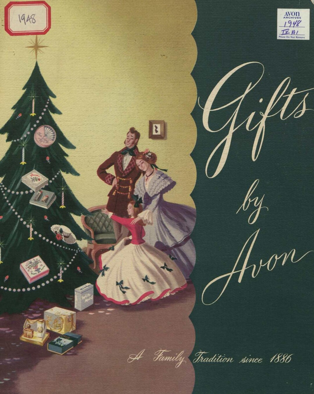 1948 Avon Christmas Catalog Pdf Download 19 Pages Etsy