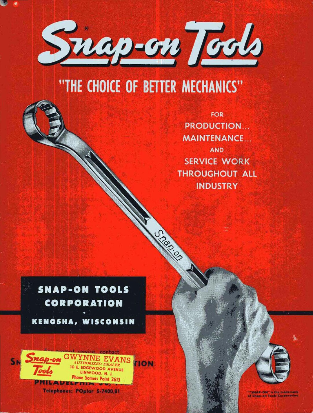 Snapon Tools Catalog V 1955 , Original, Pdf File Fantastic Images Etsy