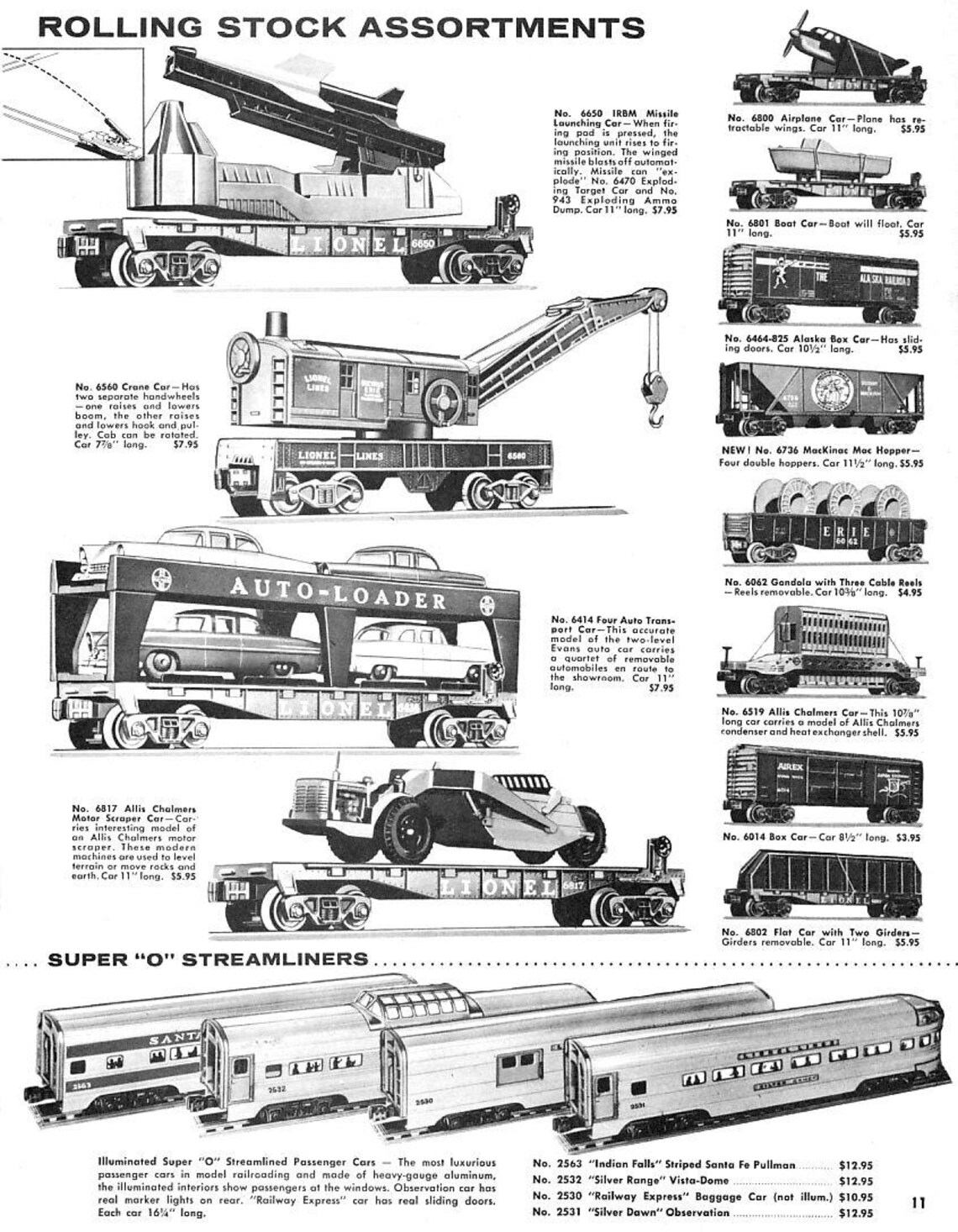 1960 Lionel Trains Consumer Accessory Catalog. Original Pdf File 21