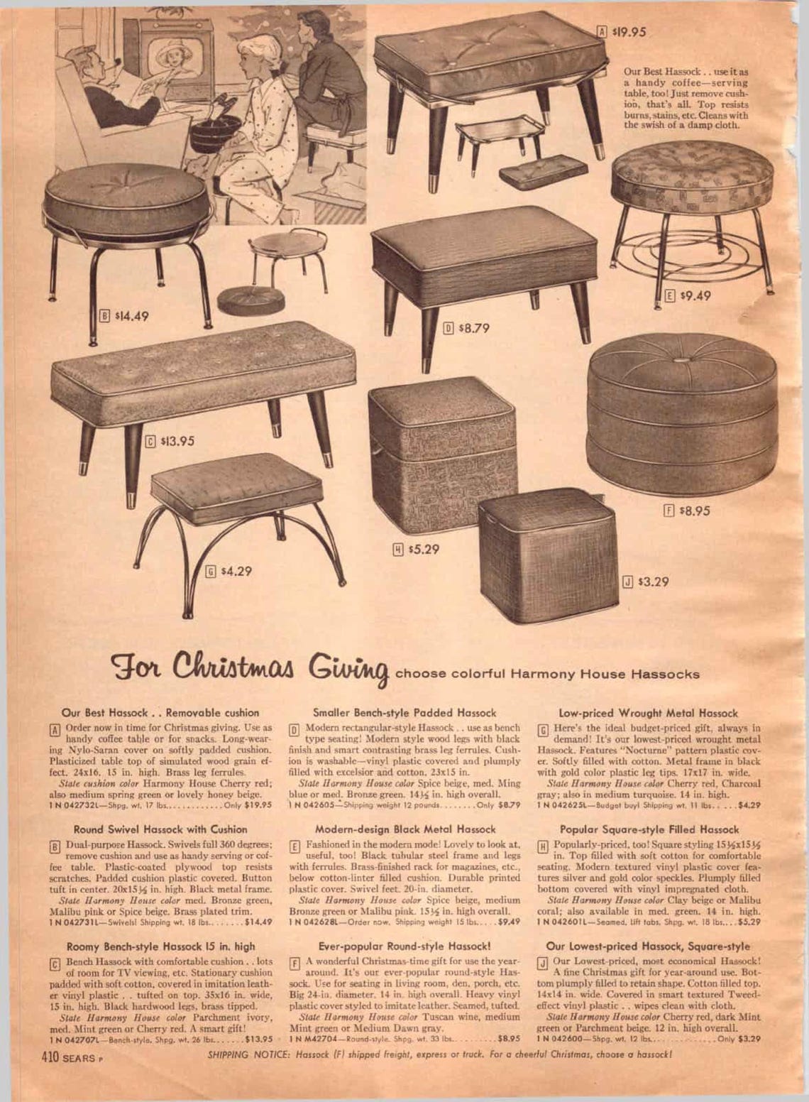 1957 Sears Christmas Wishbook Catalog. Pdf File 12 Pages Etsy
