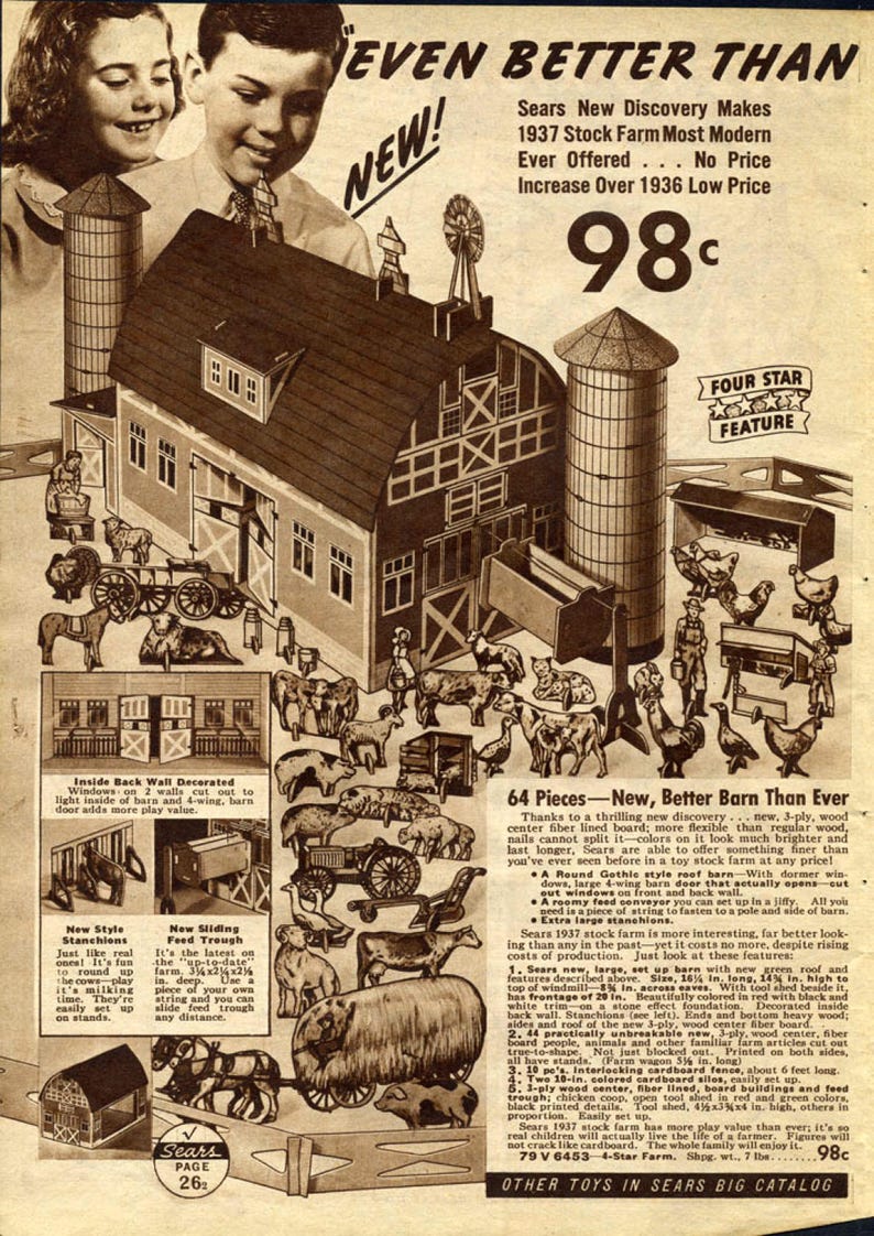 1937 Sears Christmas Catalog. Pdf File 27 Pages Etsy