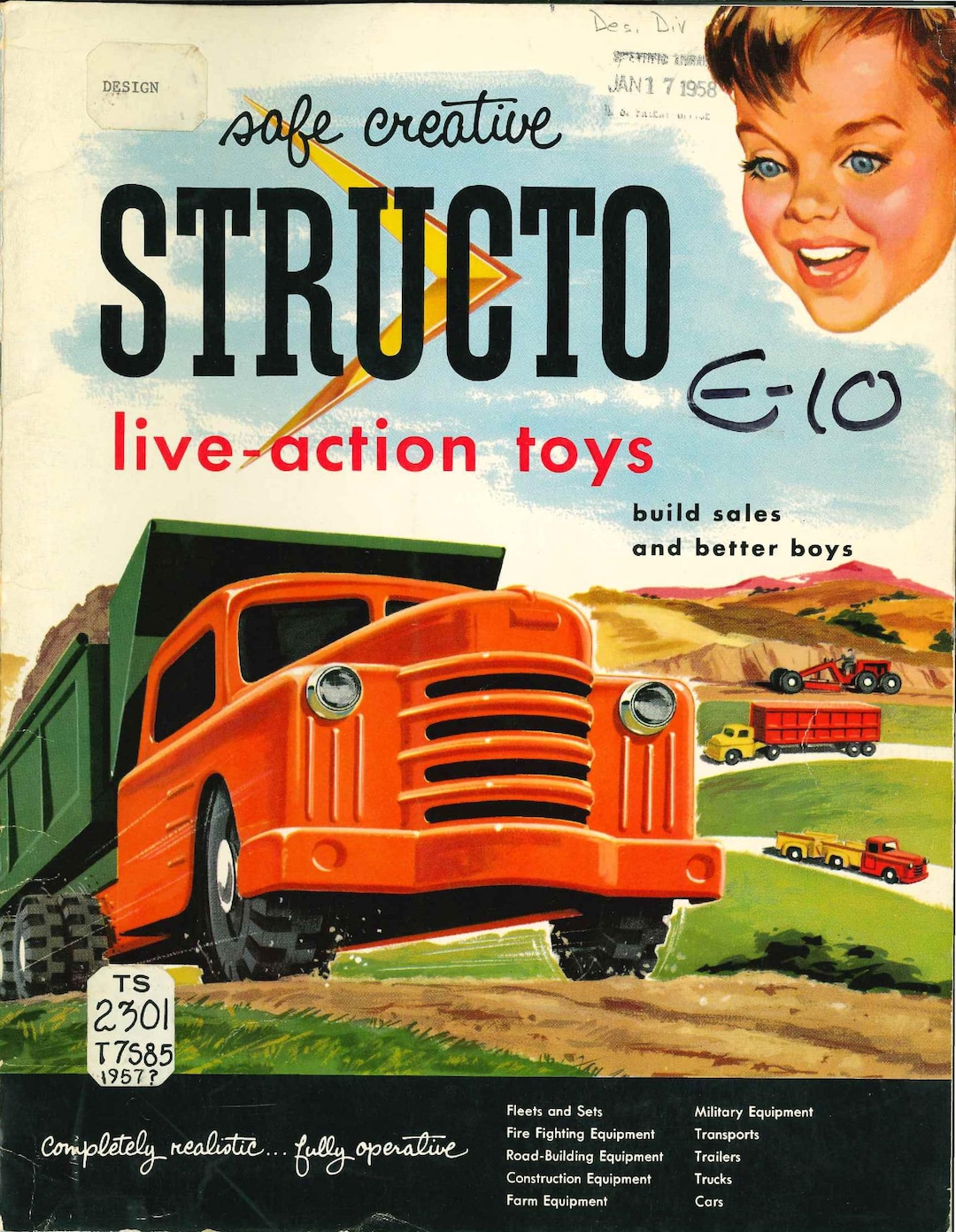 Structo Toys Catalog 1958, Original Pdf File 15 Pages Etsy
