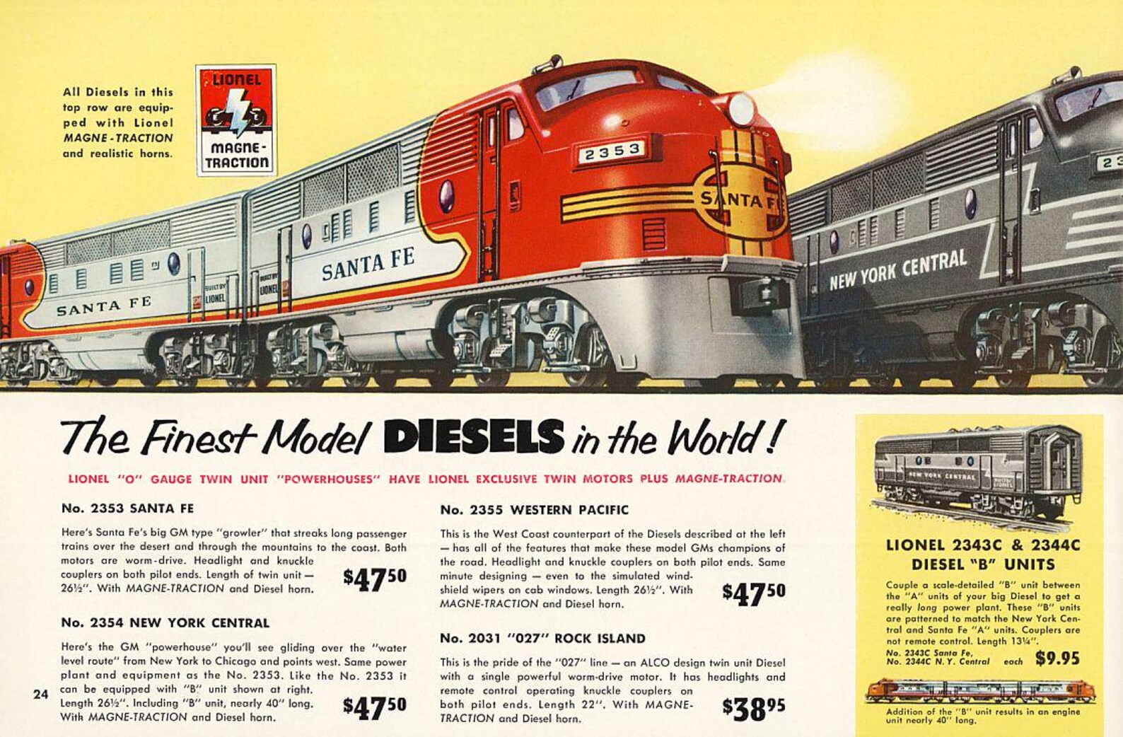 1953 Lionel Trains Consumer Catalog Original Pdf File 21 Pages Etsy