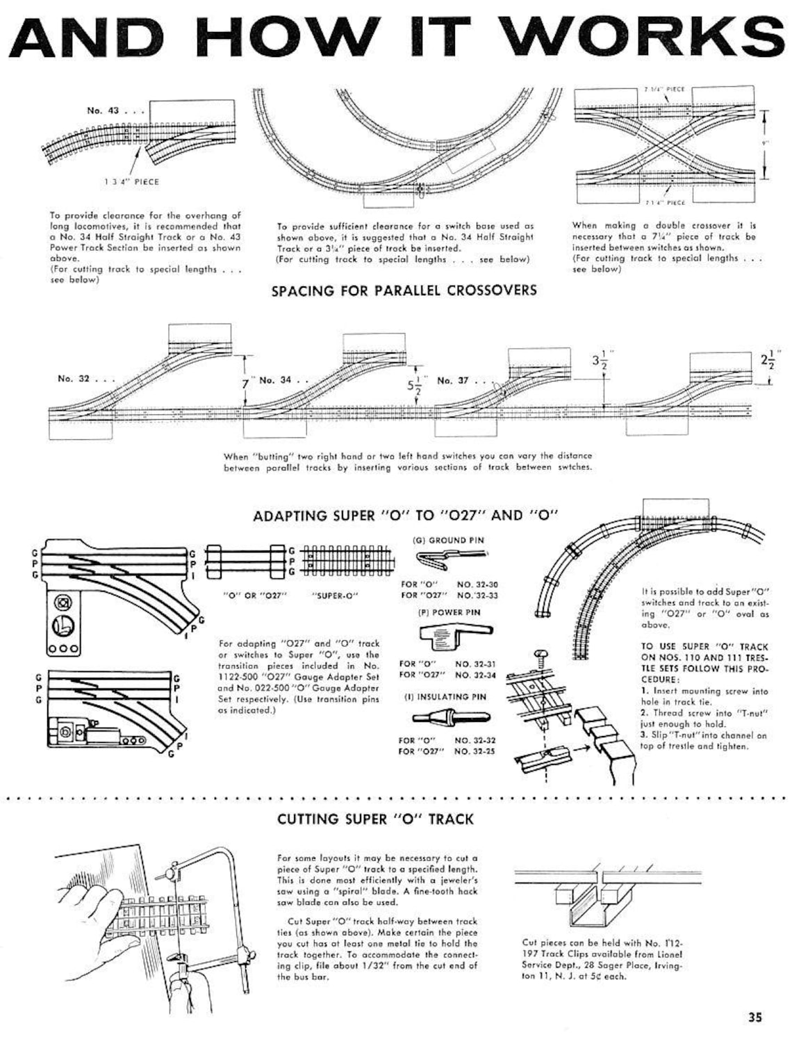 1960 Lionel Trains Consumer Accessory Catalog. Original Pdf File 21