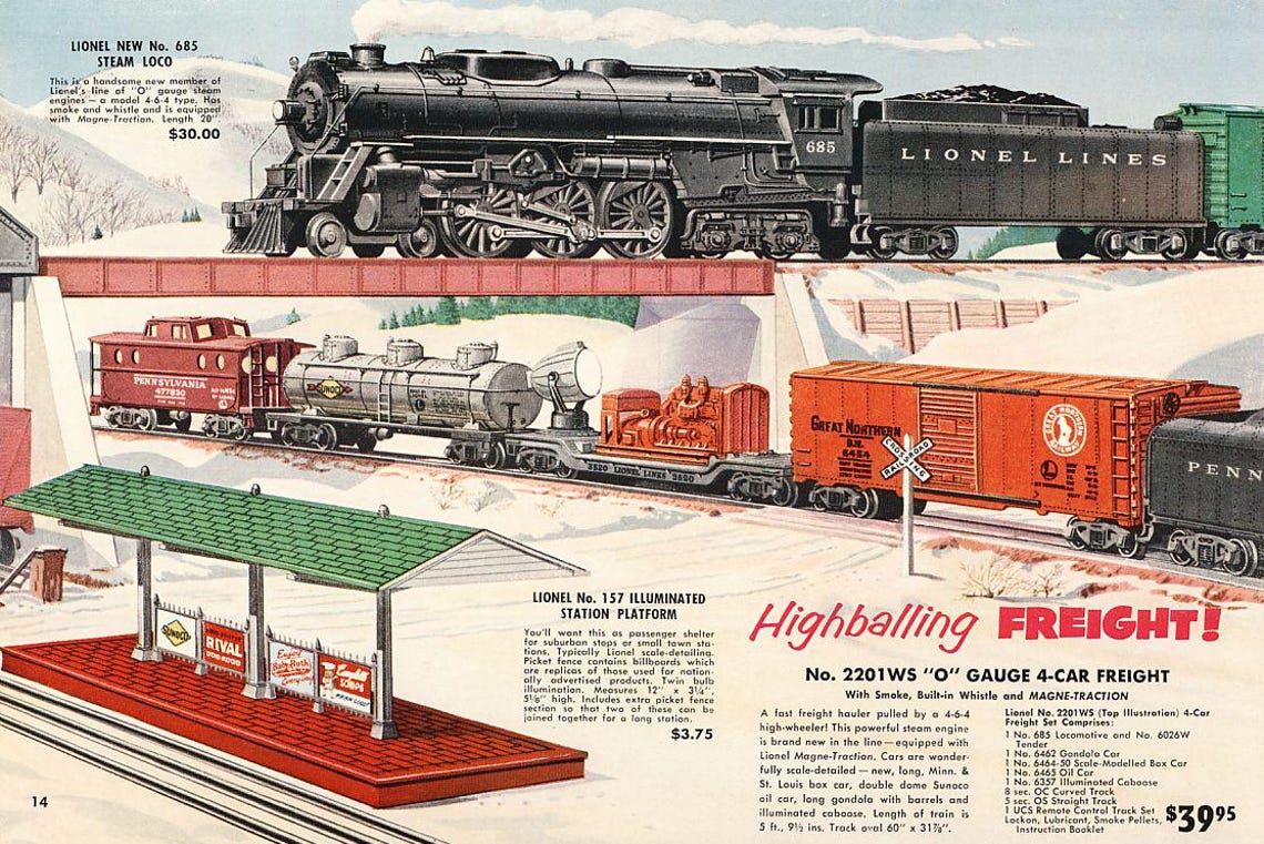 1953 Lionel Trains Consumer Catalog Original Pdf File 21 Pages Etsy