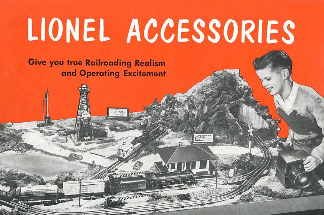 1953 Lionel Trains Consumer Accessory Catalog Original Pdf File 9 Pages