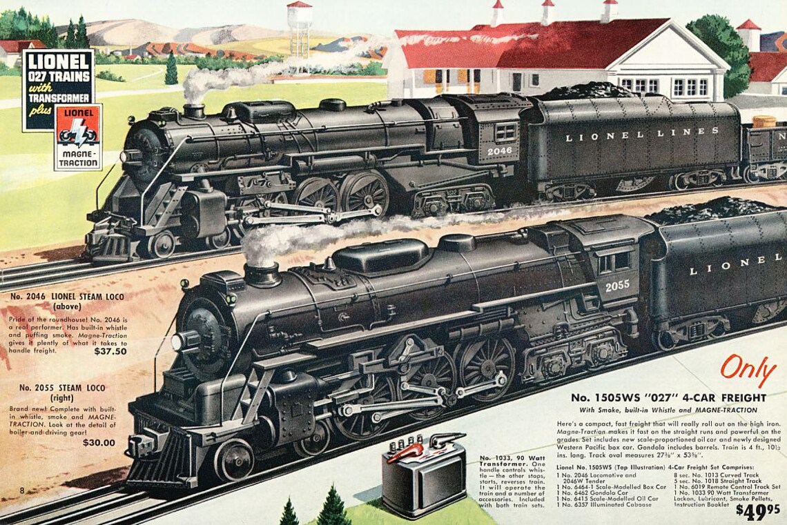 1953 Lionel Trains Consumer Catalog Original Pdf File 21 Pages Etsy