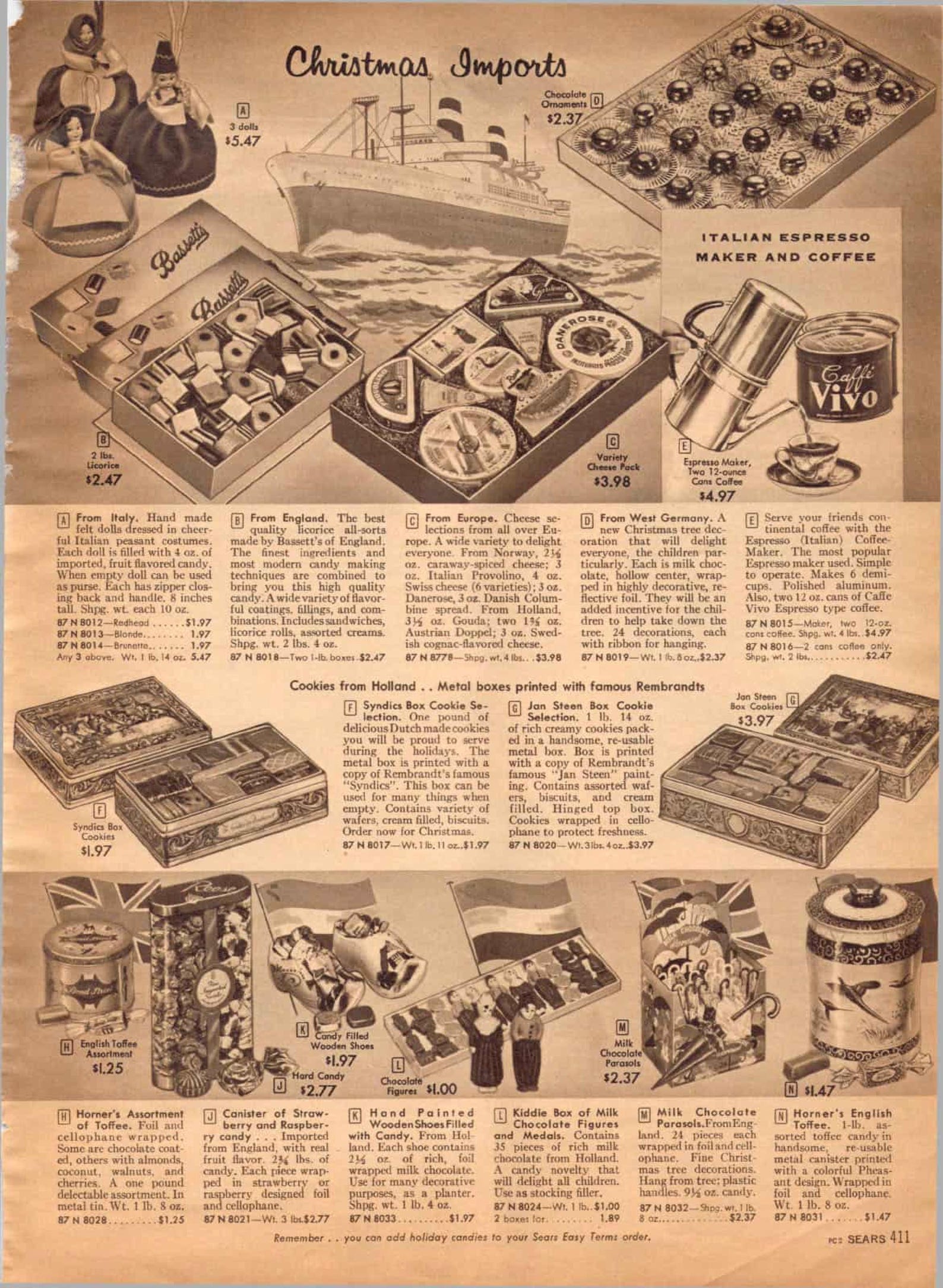 1957 Sears Christmas Wishbook Catalog. Pdf File 12 Pages Etsy