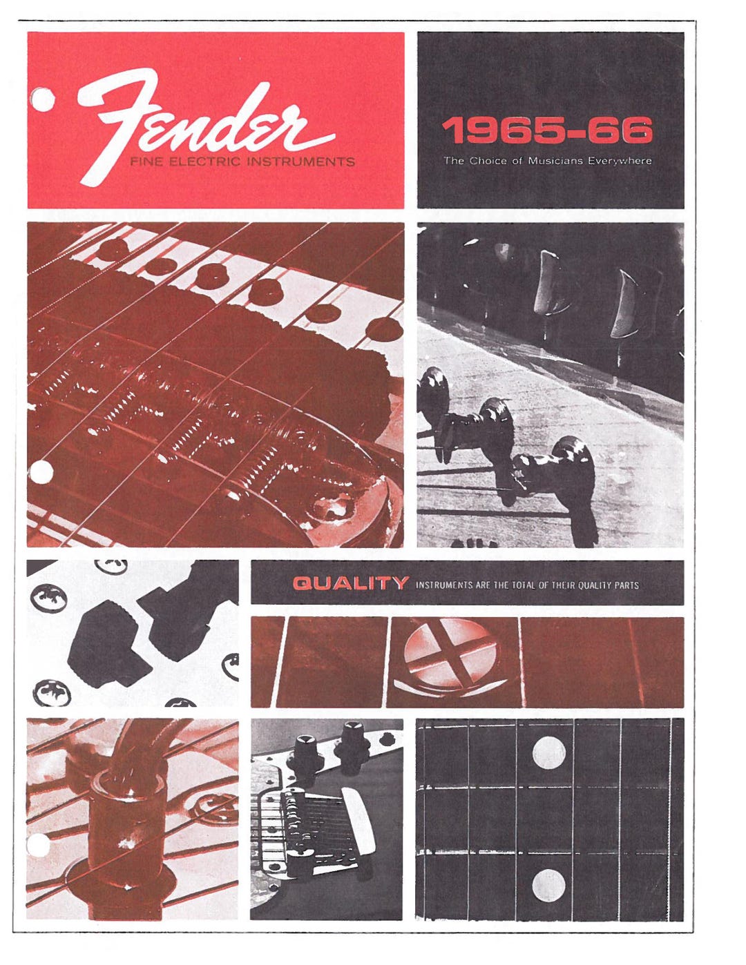 19651966 Fender Guitar Catalog. Original Pdf File 11 Pages Etsy