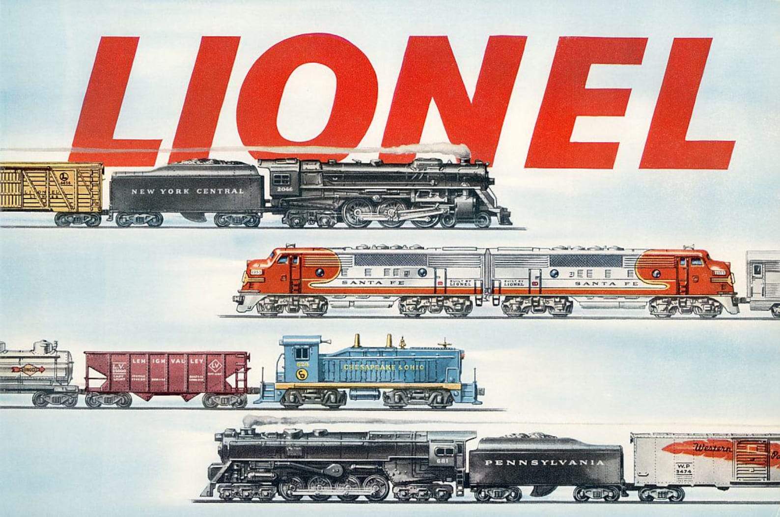 1953 Lionel Trains Consumer Catalog Original Pdf File 21 Pages Etsy