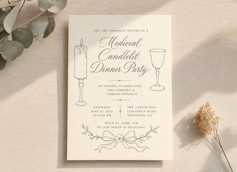 Imágenes prediseñadas medievales estilo dibujo a mano en formato SVG y PNG, arte lineal vintage, invitación de boda, despedida de soltera, dragón de corona de castillo, uso comercial. imagen 6