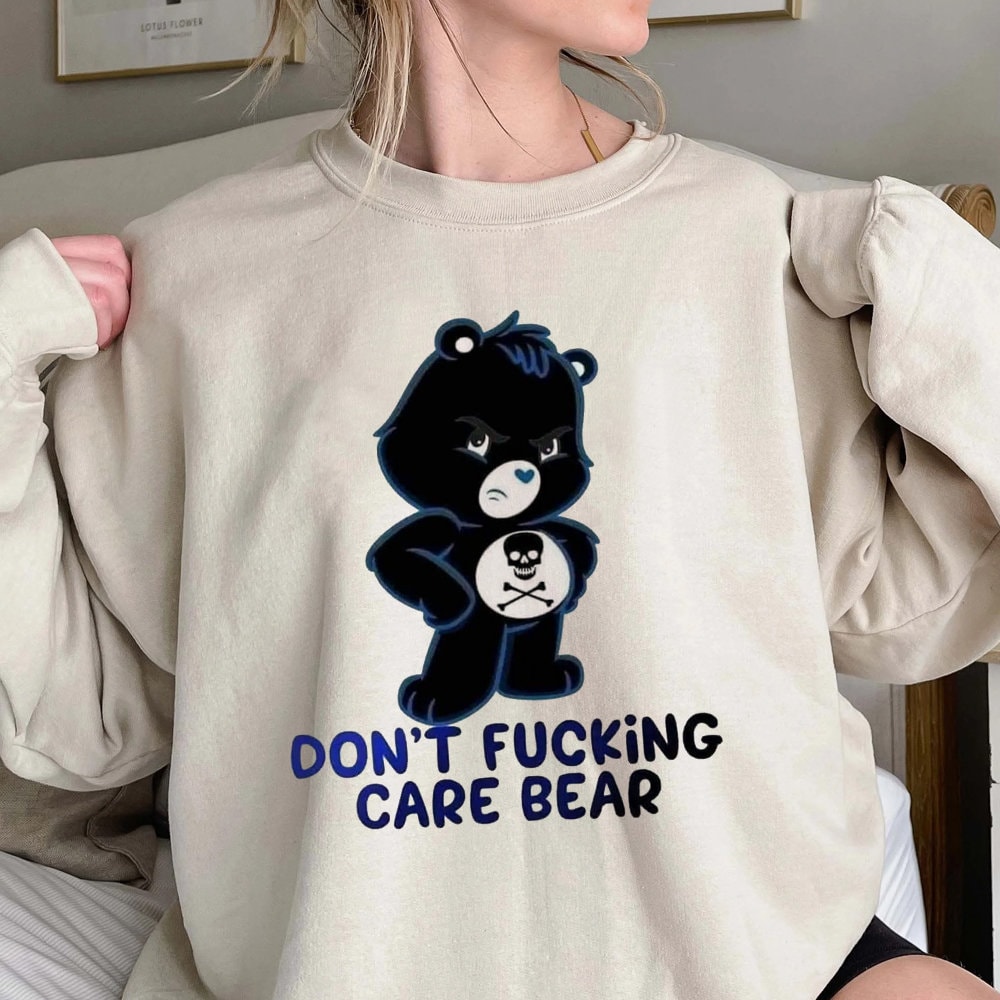 Dont Fucking Care Bear Shirt, Fucking Bear Shirt Gift, Unisex Tee Shirt ...