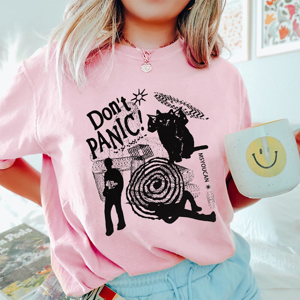 Don't Panic Hoodie - Etsy