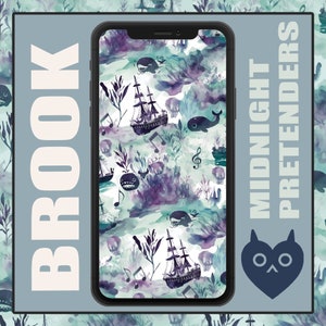 Anime: One Piece inspirierte Seamless Tile design (Brook) Print on Demand, Instant Download, Wallpaper