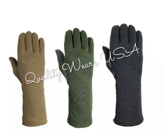 Nomex Flight Gloves - Unisex Flyer Aviation Gloves (XS S M L XL 2XL)