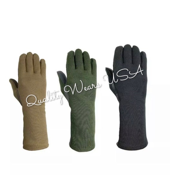 Nomex Flight Gloves - Unisex Flyer Aviation Gloves (XS S M L XL 2XL)