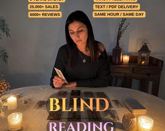 Blind Tarot Reading | Psychic Medium, Future Insight (Same Hour Delivery)