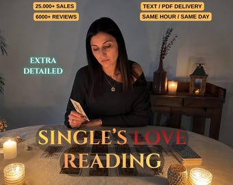 Love Tarot Reading for Singles: Detailed Psychic Answers, NO AI Tarot Love Reading