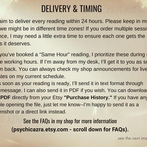 3 Questions Tarot Reading: Same Hour Psychic Insight, NO AI image 9