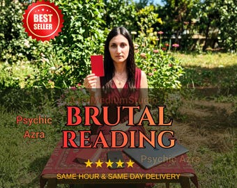 Brutal Tarot Reading, Honest Psychic Insight, Same Hour Delivery (PDF)