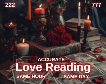 In-Depth Same Hour Love Reading - Psychische Legung - Intiutive Tarot Legung - Liebes Legung am selben Tag