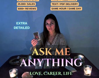 Same Hour Tarot Reading, Detailed Psychic Guidance (Text/PDF Delivery) - Psychic AzraMediumStudio