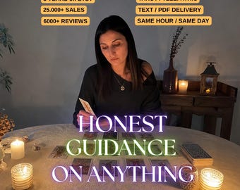 General Tarot Reading, Ask Anything Psychic Reading, Detailed Life Advice, No AI