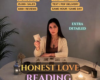 In-Depth Love Tarot Reading: Same Hour Psychic Insight - No AI