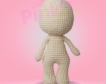 Amigurumi no sew Base doll Häkelpuppe Schnittmuster