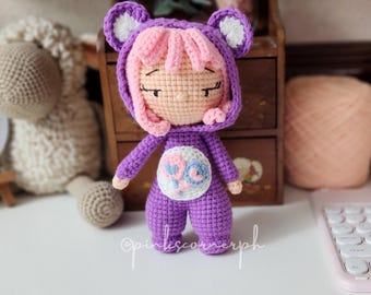 Share bear crochet , Amigurumi PDF pattern