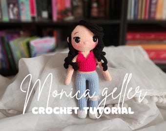 Monica Geller Crochet, Amigurumi PDF pattern
