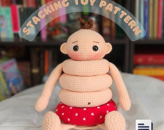 Amigurumi Stackable toy crochet pattern