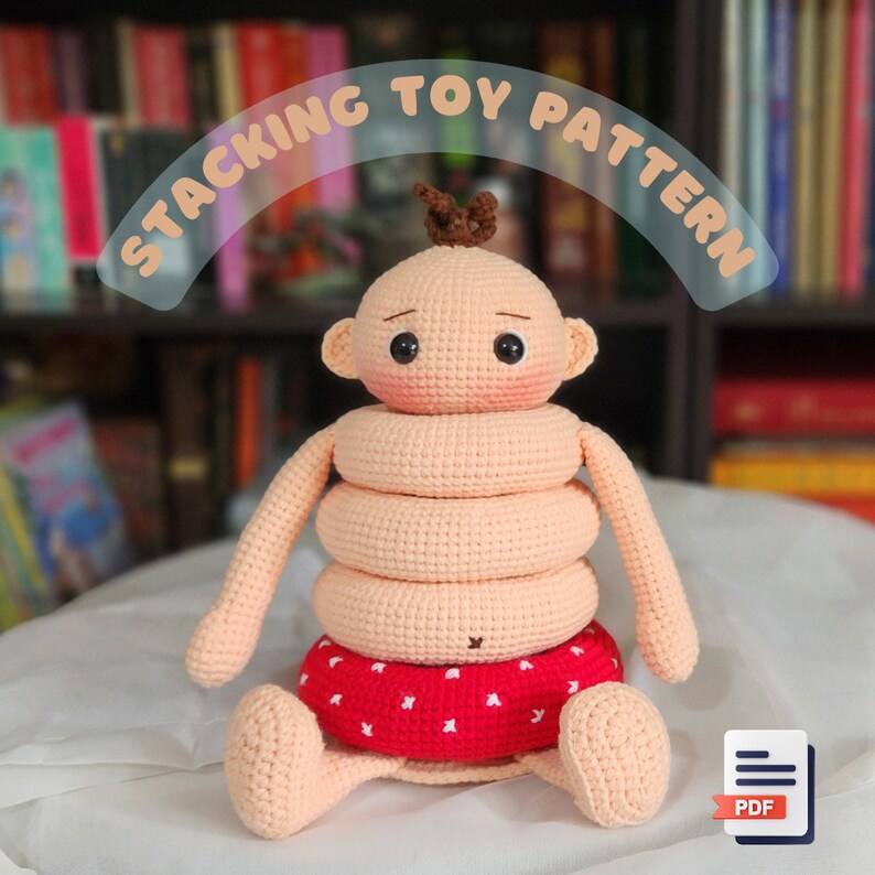 Stackable Crochet Pattern Amigurumi Stackable Toy Crochet Pattern - Etsy