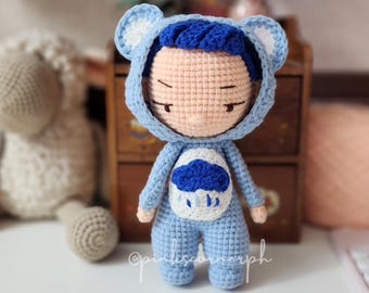 Grumpy bear crochet , Amigurumi PDF pattern