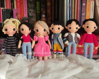 Friends TV show Characters patterns pack / PDF files pack