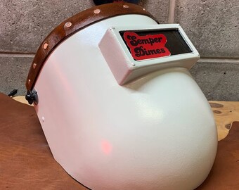 Custom Pipeliner Welding hood. Chopped with a Softop