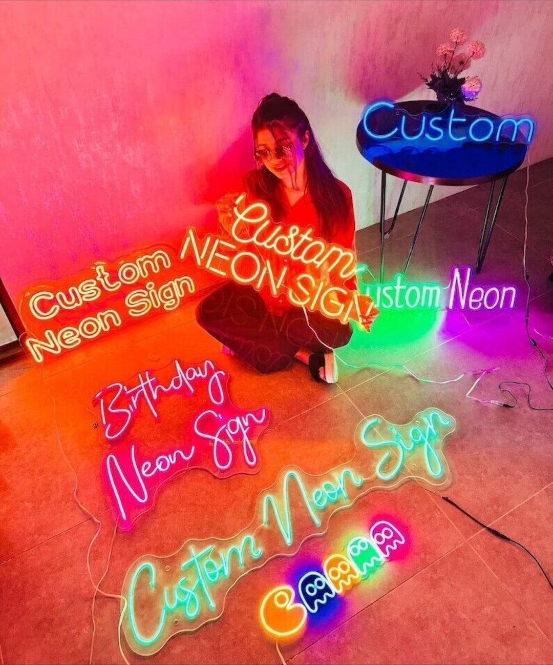 Custom Neon Sign Neon Sign Wedding Neon Sign Led Neon Sign Name Neon