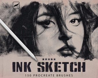 Realistic Inkers For Procreate for Analog Feel Digital Drawing (download)