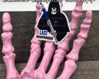 Blue Juice / Last Responder / Dark Humor / Veterinary Medicine Vinyl Sticker / Veterinary Humor / Veterinary Gift / Vet Tech Week