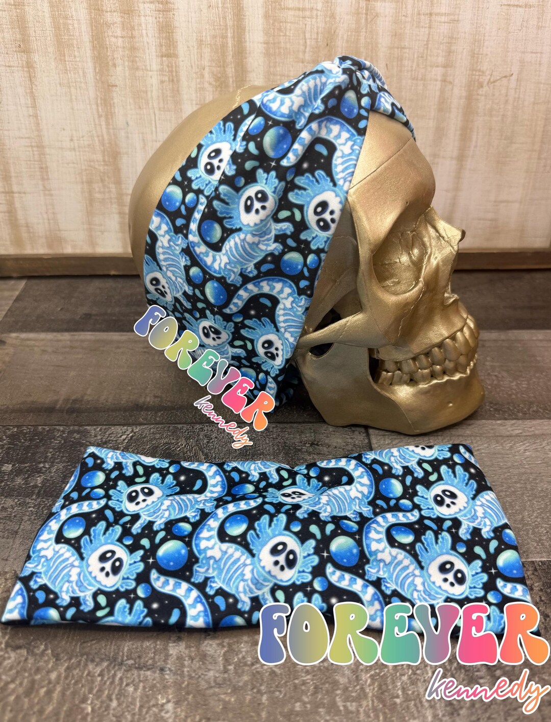 Skeleton Axolotl Twist Headband -veterinary -medical -headband Gifts ...