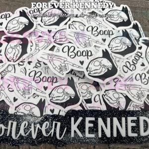 BOOP Feline / Skull / Veterinary Medicine Vinyl Sticker / Veterinary Gift / Vet Tech Week / Forever Kennedy