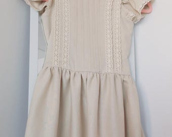 Abito boho in lino per ragazze