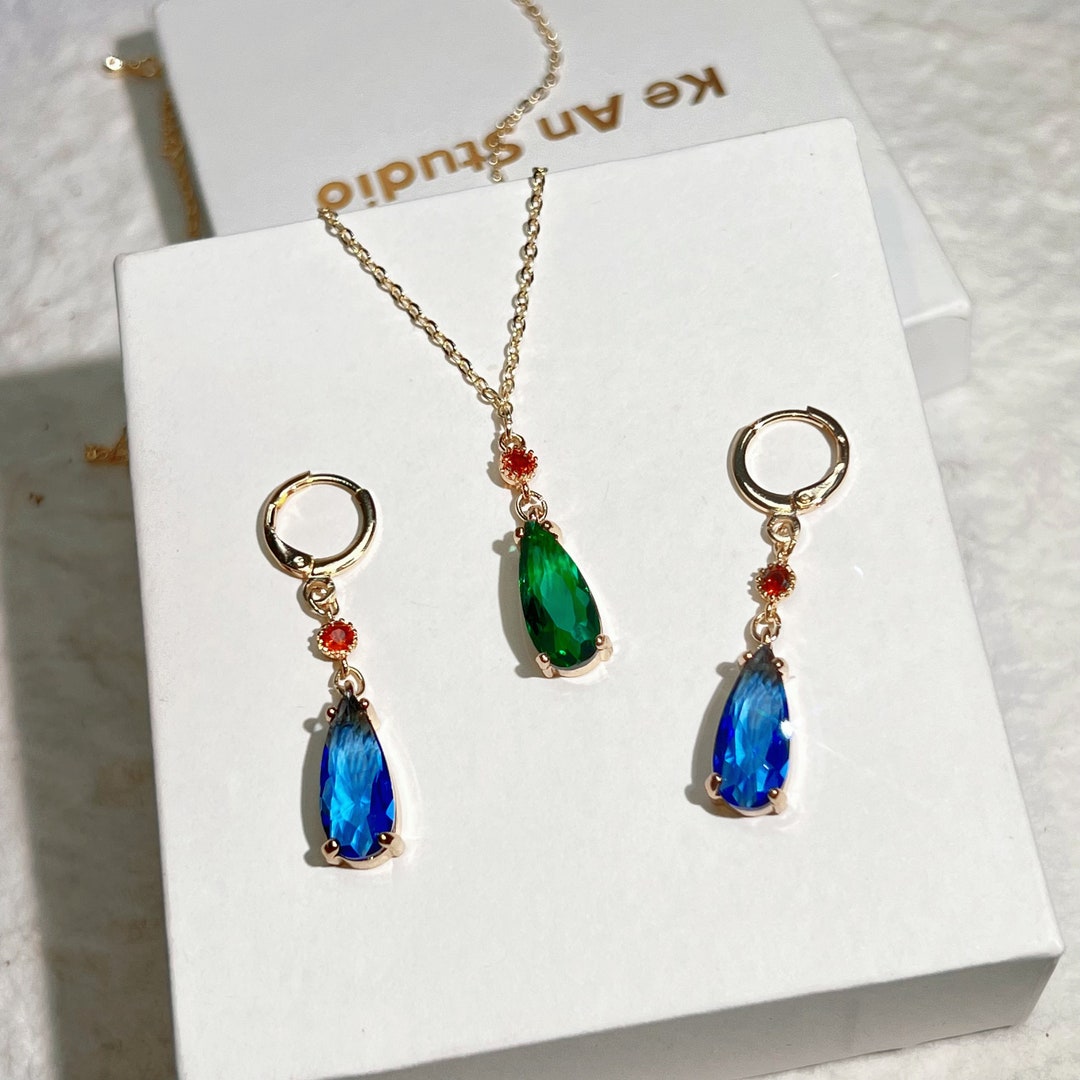 Howls Moving Castle Necklace and Earrings Howl Cosplaysophie Etsy