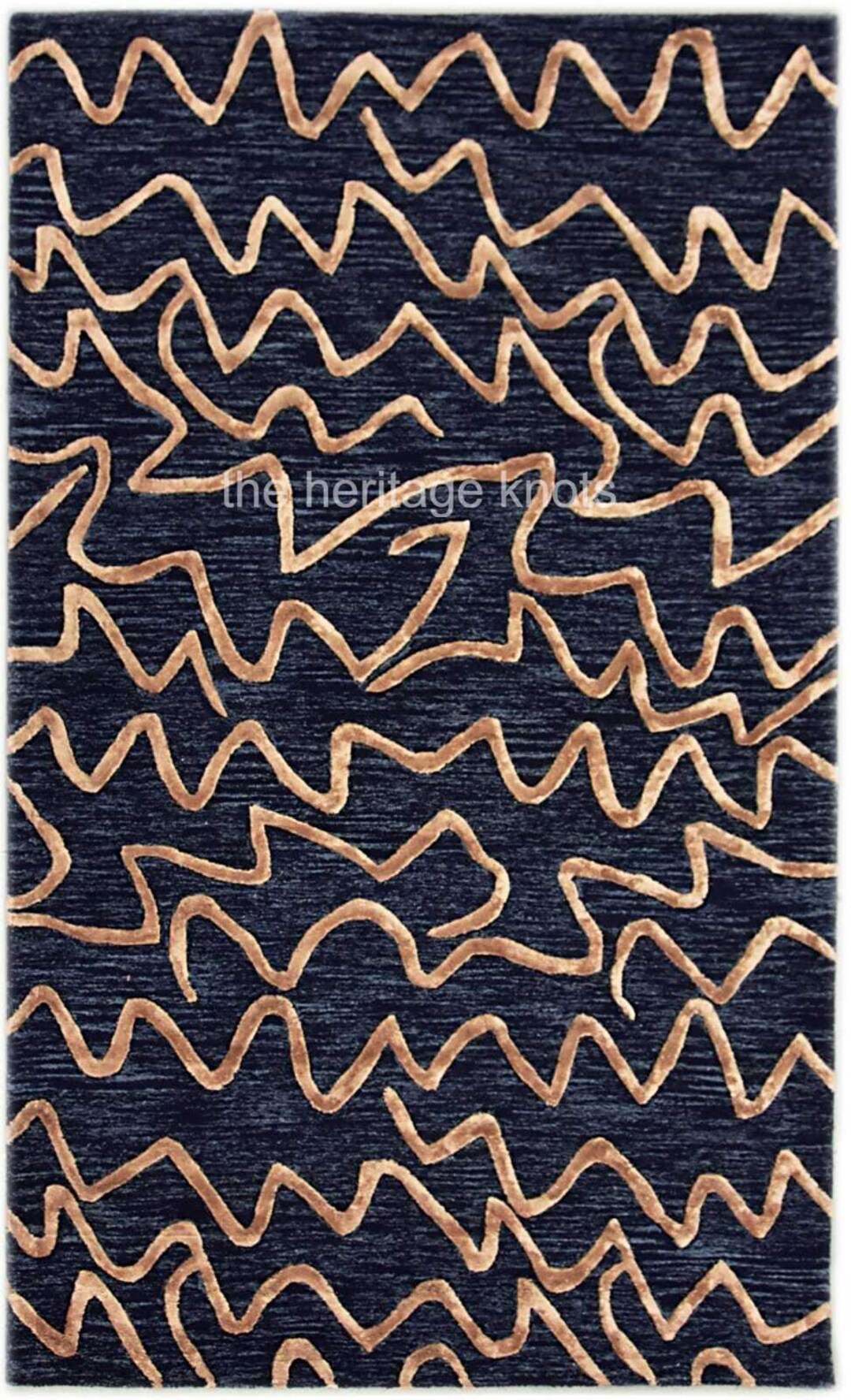 Modern Hand Tufted Area Rug | Living Room, Hall Loop Pile Soft Tufted ...