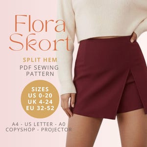 Digitaal naaipatroon Flora Skort pdf