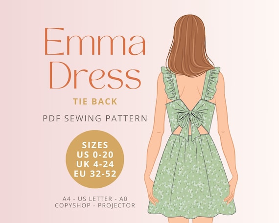 Emma Tie Back Babydoll Dress Emma Tie Back Babydoll Dress