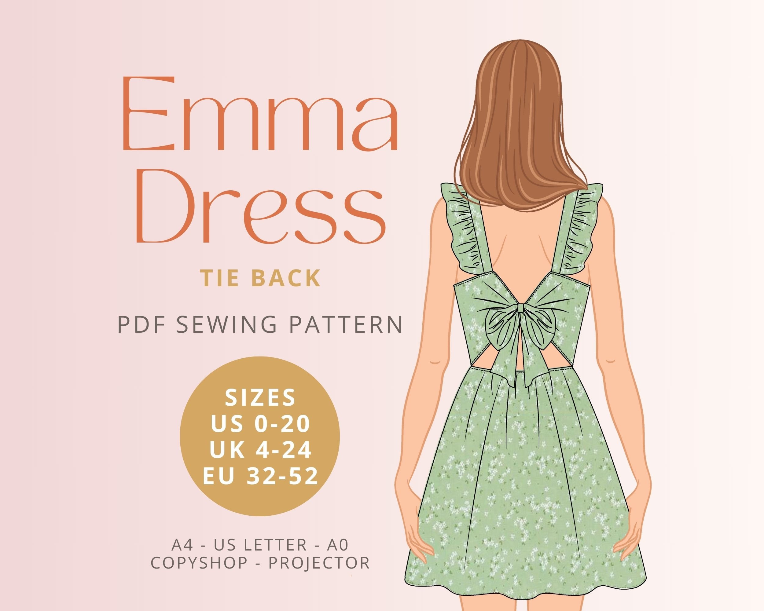 Emma Tie Back Babydoll Dress Emma Tie Back Babydoll Dress