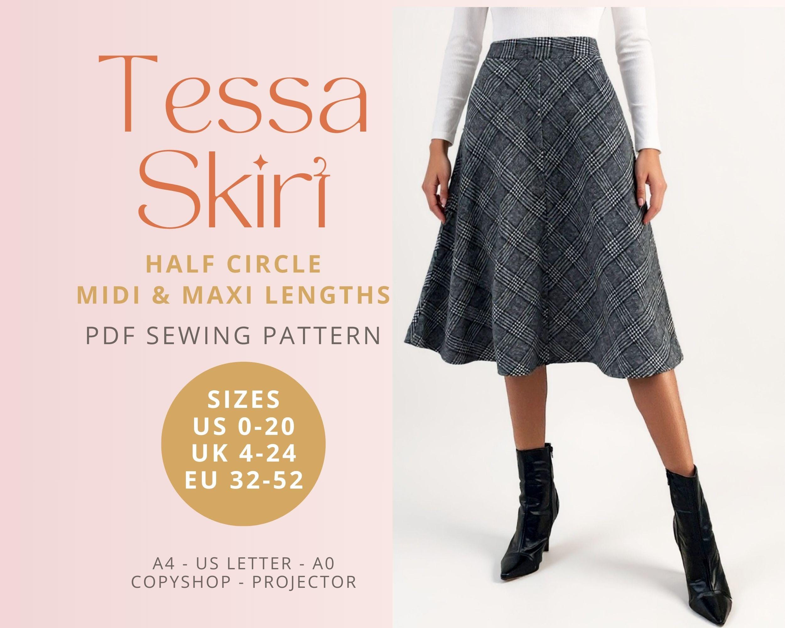Denim Circle Skirt - Etsy